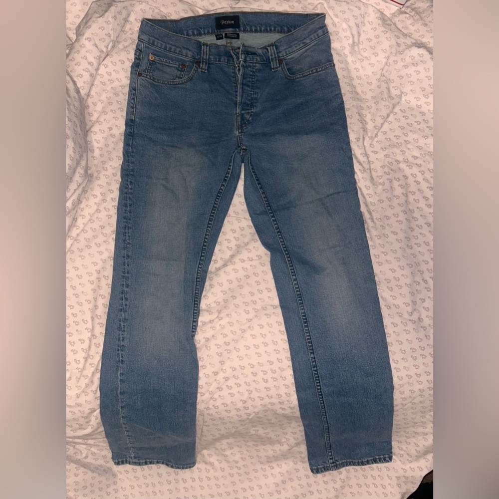 Brixton Men's Standard Fit Blue Jeans